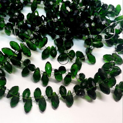 12мм капля emerald 90шт/нитке 444-073a фото