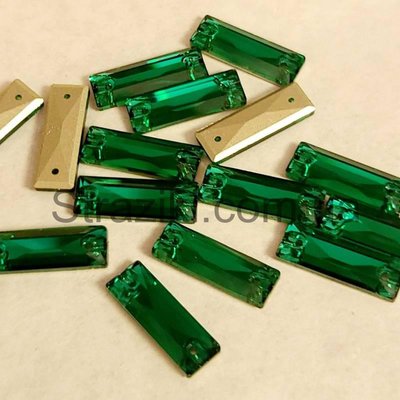6*18mm baguette Premium Emerald 1шт PR-1032 фото