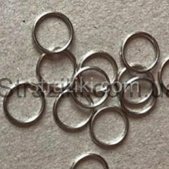 10мм регулятор кільце срібло (метал нікель) 1шт 1147-220 фото