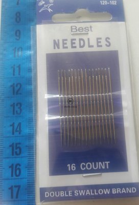 Иглы ручные №120-102 (16шт) Needles 223-022 фото