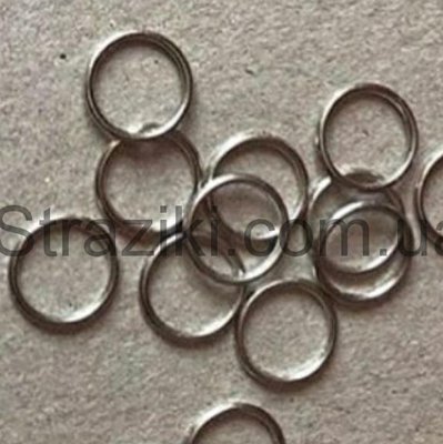 12мм регулятор кільце срібло (метал нікель) 100шт 1147-228 фото