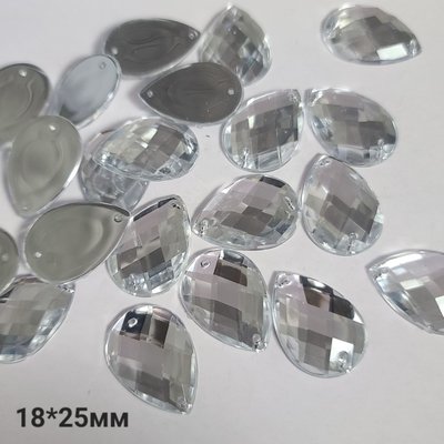 18*25мм крапля кристал 1шт 000-380а фото