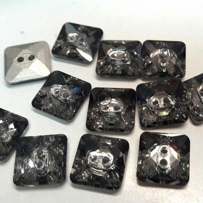 14мм пуговица premium Black diamond стекло 1шт 14mm-pygovitsa-premium-Black-diamond-steklo-1sht-d3877 фото