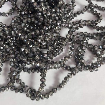 4мм рондели зеркальные  hematite 110шт 444-106с фото