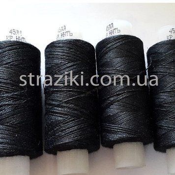 №45 нитка чорна 200м Армована /45-nytka-chorna-200m-armovana/ фото