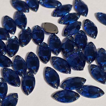 6*12мм маркіз Premium Capri_Blue 1шт PR-1122b фото
