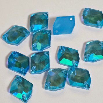 10*12мм cosmic NEON aqua_АВ 1шт 9165 фото