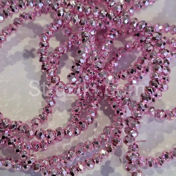 3,3мм 125-130 шт lt.pink металік 333-105 фото