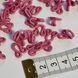 1.3см крючки обтянуты сеткой, розовые 12шт КРС129-23 фото 2