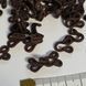 1.3см гачки обтянуті сіткою, коричневі 12шт КРС129-24 фото 2