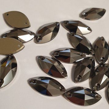 9*18мм лодочка Premium JET_HEMATITE 1шт PR-1084 фото