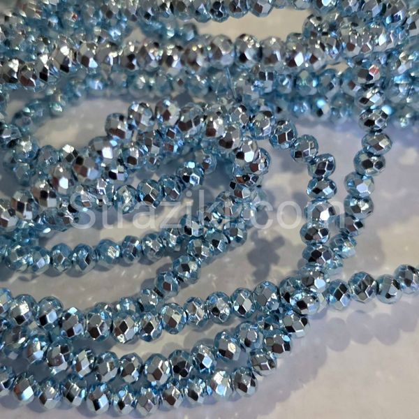 3,3мм 125-130 шт aquamarine металік 333-107 фото