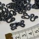 1.3см крючки обтянуты сеткой, серые 12шт КРС129-25 фото 2