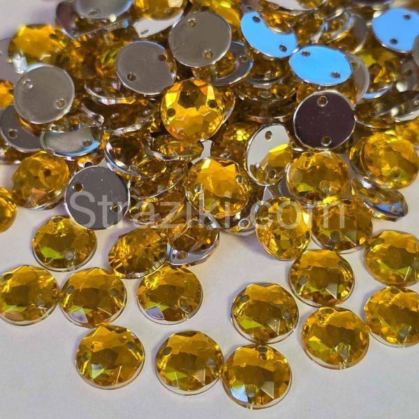 8мм круглые камни с гранями topaz 100шт 500-104 фото
