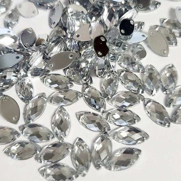 6*12мм маркіз crystal акрил 1шт 500-200 фото