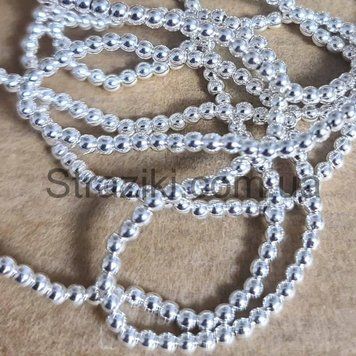2,3 мм Гематит куля колір срібло 210шт 2-3-mm-gematit-kylya-kolir-sriblo-210sht-d6050 фото