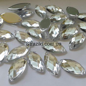 12*25мм лодочка crystal 500шт опт000-375 фото
