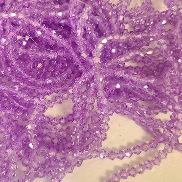 4мм биконус violet_AB стекло 80шт 1900007-2 фото
