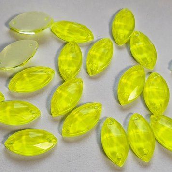 9*18мм маркіз NEON Yellow 1шт 9097b фото