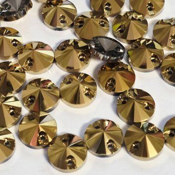 10мм ріволі пришивні gold 1шт 3038-6 фото