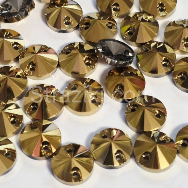 10мм ріволі пришивні gold 1шт 3038-6 фото