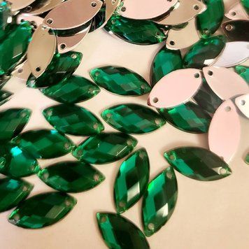 7*15мм маркіз emerald 1шт 000-358 фото