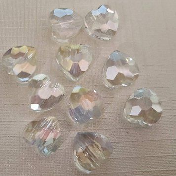 8*8мм сердце crystal_AB 10шт 444-075 фото