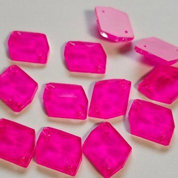 20*17мм cosmic NEON Rose 1шт 9099-13 фото