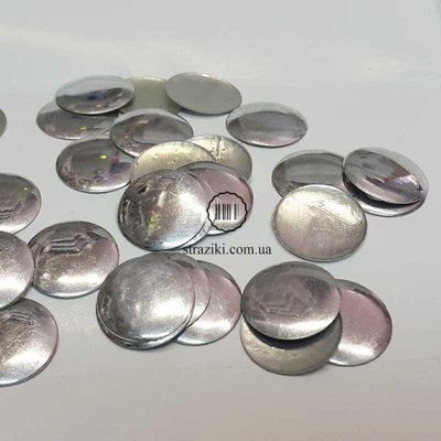 14мм металостразы серебро 100шт м-0120 фото