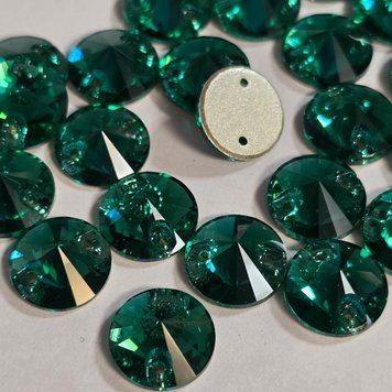 10мм риволи Premium Emerald 1шт PR-1036с фото