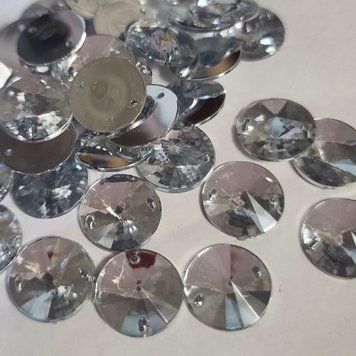 14мм crystal 1шт круглі конусні  opt1111-102 фото
