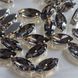 7*15мм маркіз black_diamond в оправі скло 1шт 0006-52 фото 1