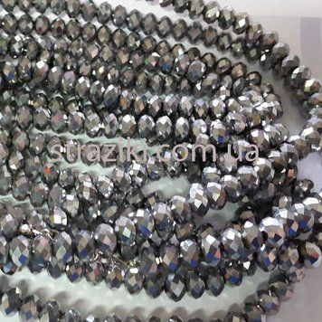 4мм ронделі silver 110шт 444-106 фото