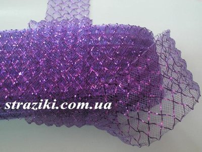 4см регілін фіолетовий з люрексом 20м рл-40 фото