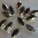 7*15мм маркиз jet_hematite в оправе, стекло 1шт 0006-88 фото 2